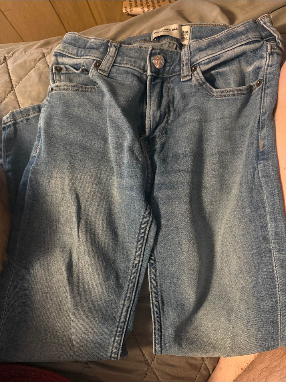Abercrombie 9/10 “short” Light Blue Boys  Denim Jeans
